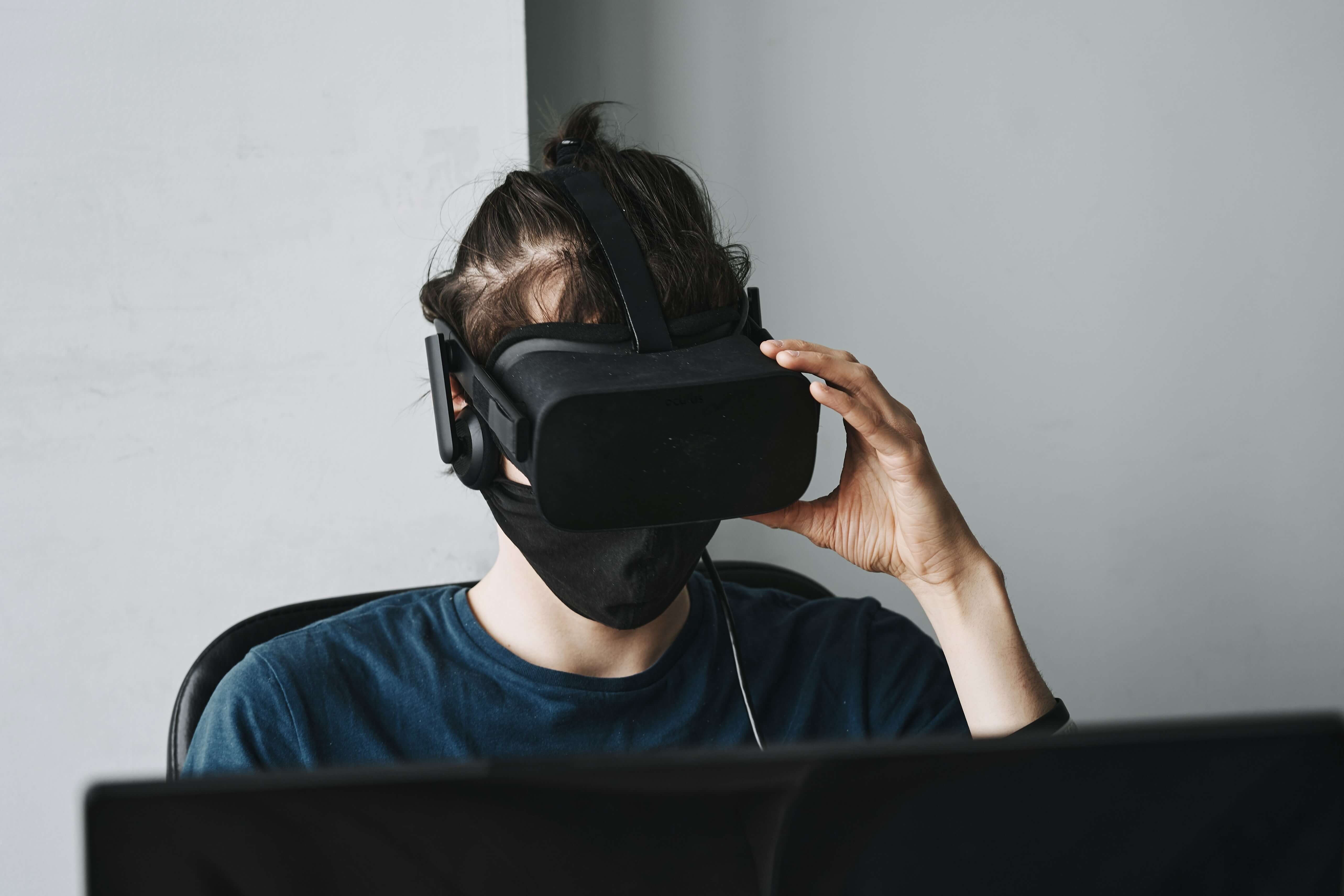 Digital marketing professional working with AI-powered analytics dashboard